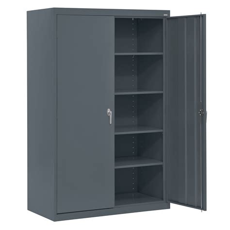 large steel storage cabinets lock|locking metal cabinet with shelves.